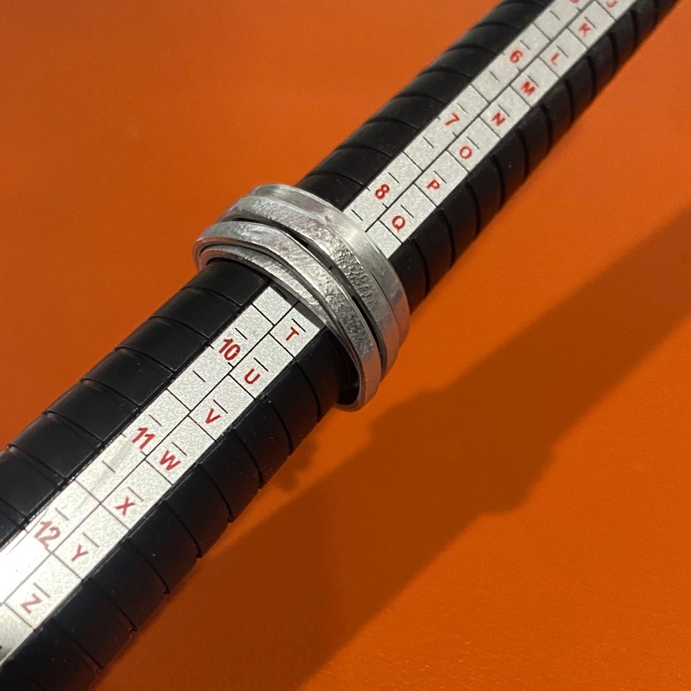 Lightweight Silver Band Ring size 9
